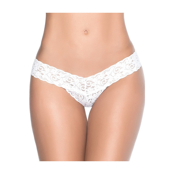 String blanc sexy dentelle 